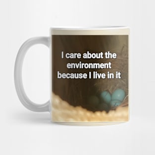 I Care About The Environment Mug